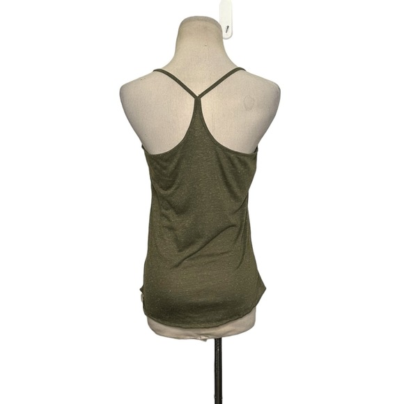 Urban Outfitters green racer back loose tank top size small - Picture 2 of 9